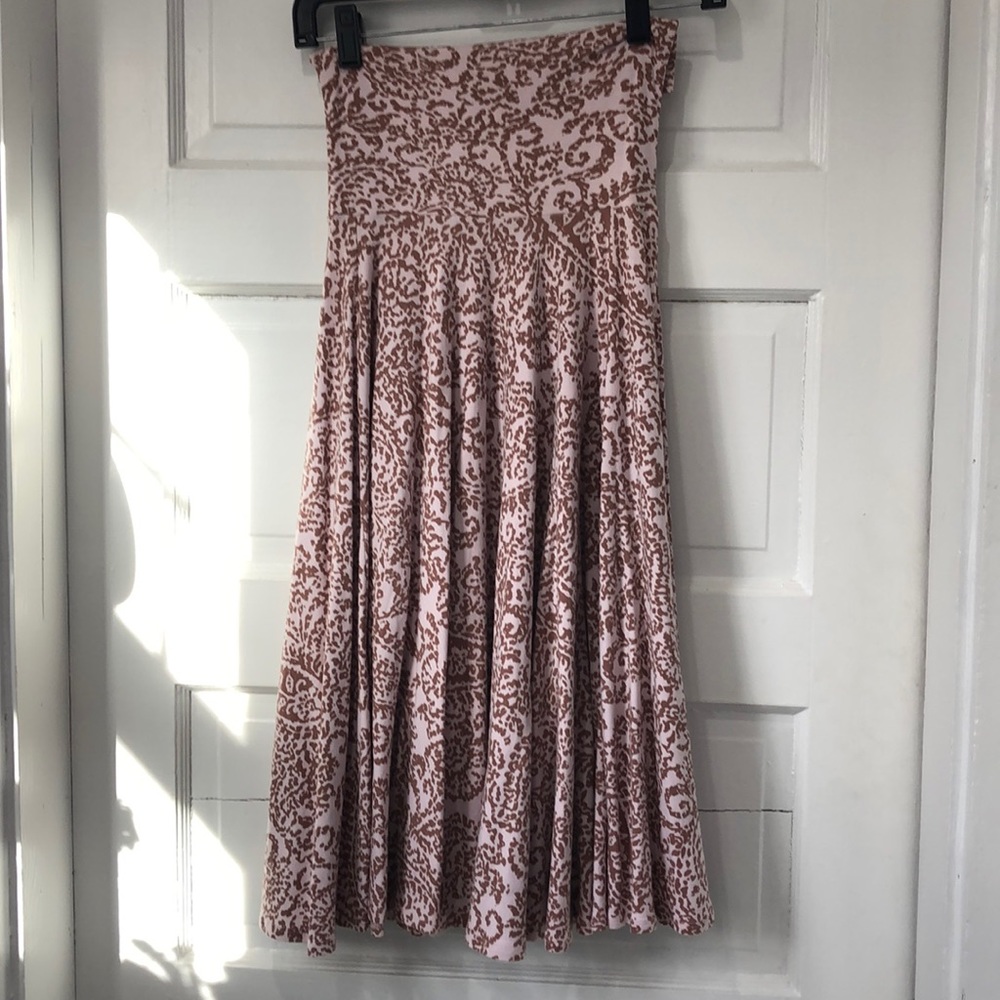 Convertible midi skirt or strapless dress